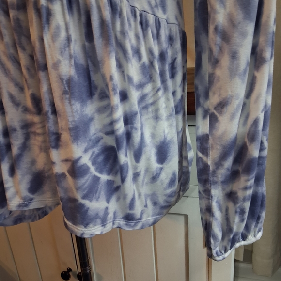 French Laundry Vintage Womens Chrocheted Trim and Tie Front Top Size Large - Picture 5 of 10